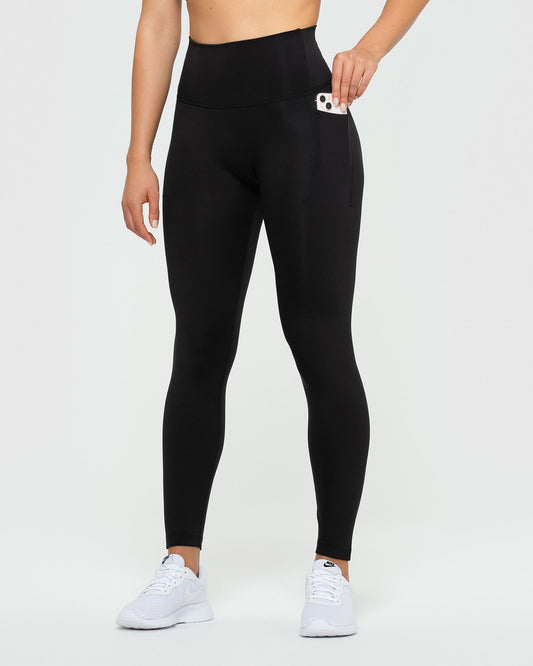 Essential Leggings with Pockets | Black