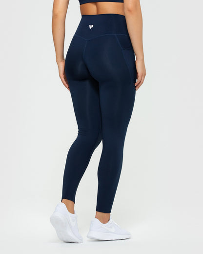 Essential Leggings with Pockets | Sapphire Blue