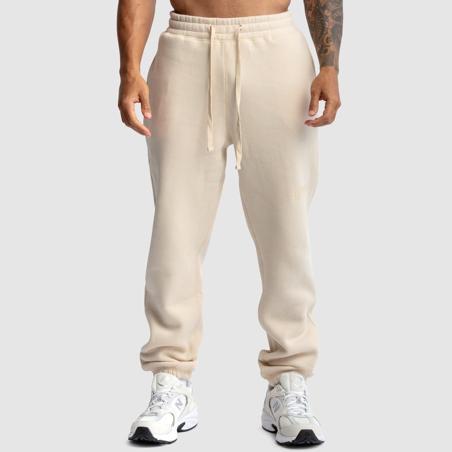 Men's DYVN Relaxed Fit Sweats - Cream